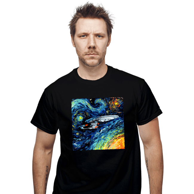 Last_Chance_Shirts T-Shirts, Unisex / Small / Black Van Gogh Never Boldly Went