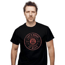 Load image into Gallery viewer, Shirts T-Shirts, Unisex / Small / Black Flower
