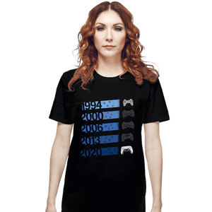 Secret_Shirts T-Shirts, Unisex / Small / Black PS Controllers