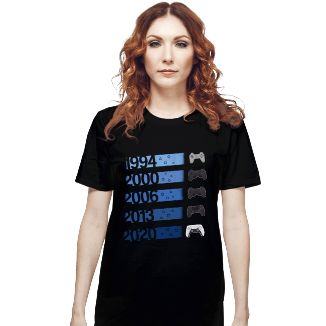 Secret_Shirts T-Shirts, Unisex / Small / Black PS Controllers