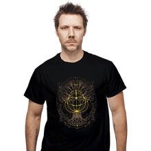 Load image into Gallery viewer, Daily_Deal_Shirts T-Shirts, Unisex / Small / Black Golden Rings

