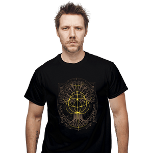 Daily_Deal_Shirts T-Shirts, Unisex / Small / Black Golden Rings