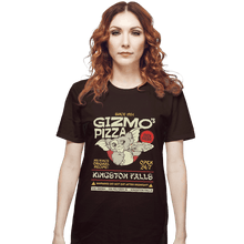 Load image into Gallery viewer, Shirts T-Shirts, Unisex / Small / Dark Chocolate Gizmo&#39;s Pizza
