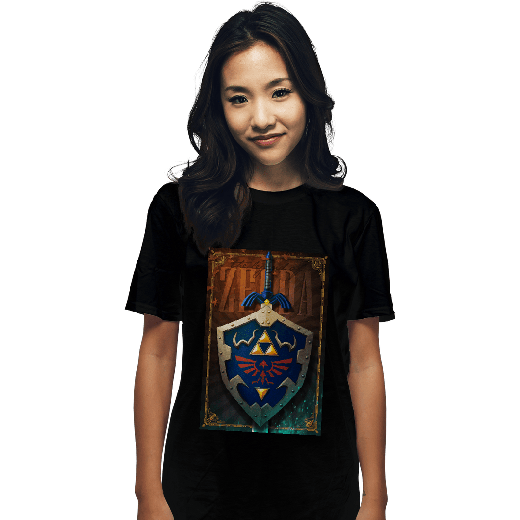 Shirts T-Shirts, Unisex / Small / Black Legend Of Zelda Poster