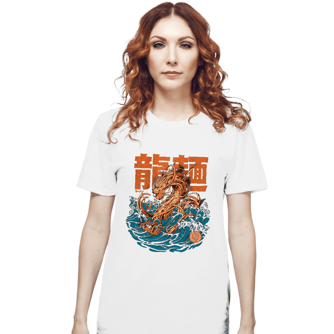 Daily_Deal_Shirts T-Shirts, Unisex / Small / White Ramen Dragon