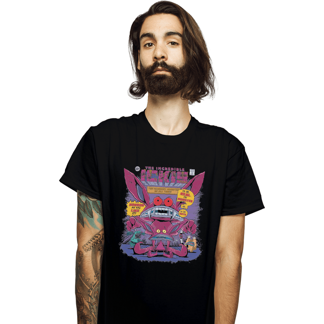 Shirts T-Shirts, Unisex / Small / Black Real Monster