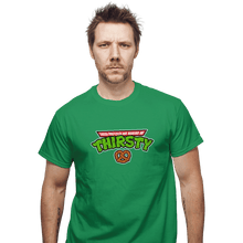 Load image into Gallery viewer, Shirts T-Shirts, Unisex / Small / Irish Green These Pretzels Are Making Me Thirsty
