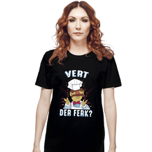 Load image into Gallery viewer, Daily_Deal_Shirts T-Shirts, Unisex / Small / Black Vert Der Ferk?
