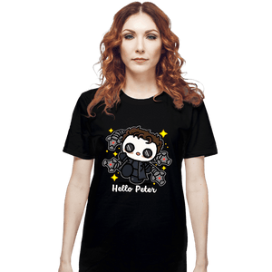 Shirts T-Shirts, Unisex / Small / Black Hello Peter