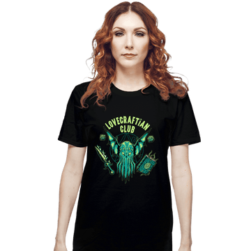 Secret_Shirts T-Shirts, Unisex / Small / Black Lovecraftian Club