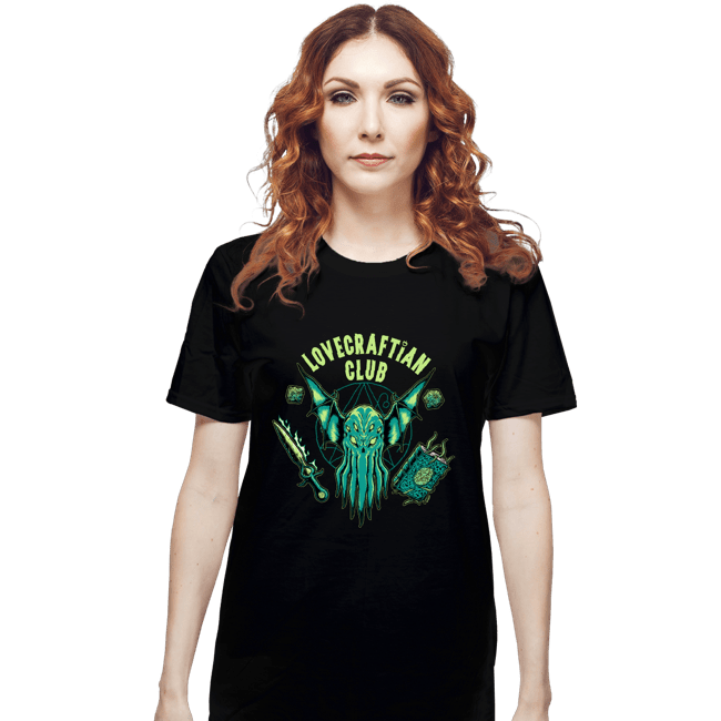 Secret_Shirts T-Shirts, Unisex / Small / Black Lovecraftian Club