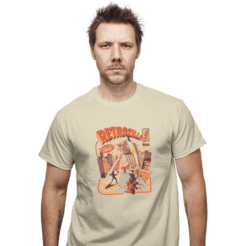 Shirts T-Shirts, Unisex / Small / Natural Retro Phonezilla