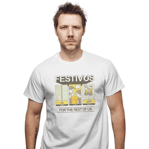 Shirts T-Shirts, Unisex / Small / White Festivus