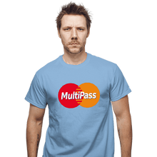 Load image into Gallery viewer, Daily_Deal_Shirts T-Shirts, Unisex / Small / Powder Blue Multipass Card
