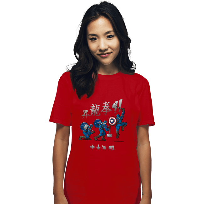 Secret_Shirts T-Shirts, Unisex / Small / Red Captain Shoryuken!