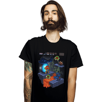 Shirts T-Shirts, Unisex / Small / Black Isometroid