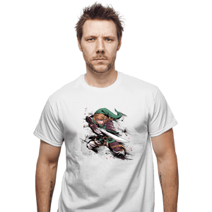 Secret_Shirts T-Shirts, Unisex / Small / White Samurai Hero Of Time