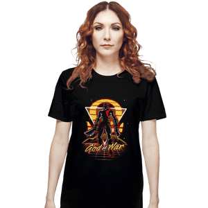 Shirts T-Shirts, Unisex / Small / Black Retro War God