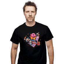 Load image into Gallery viewer, Daily_Deal_Shirts T-Shirts, Unisex / Small / Black Pink Blob Game
