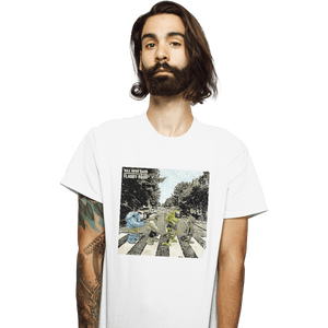 Shirts T-Shirts, Unisex / Small / White Flabby Road
