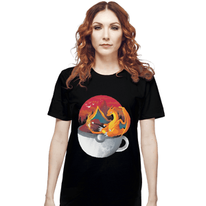 Shirts T-Shirts, Unisex / Small / Black Cup Of Fire