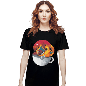 Shirts T-Shirts, Unisex / Small / Black Cup Of Fire