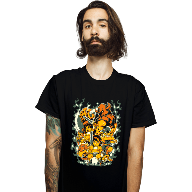 Shirts T-Shirts, Unisex / Small / Black Golden Axe Heroes