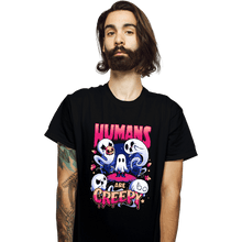 Load image into Gallery viewer, Daily_Deal_Shirts T-Shirts, Unisex / Small / Black Ghost View Of Humanity
