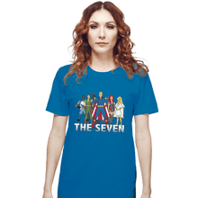 Load image into Gallery viewer, Shirts T-Shirts, Unisex / Small / Sapphire Cartoon Seven
