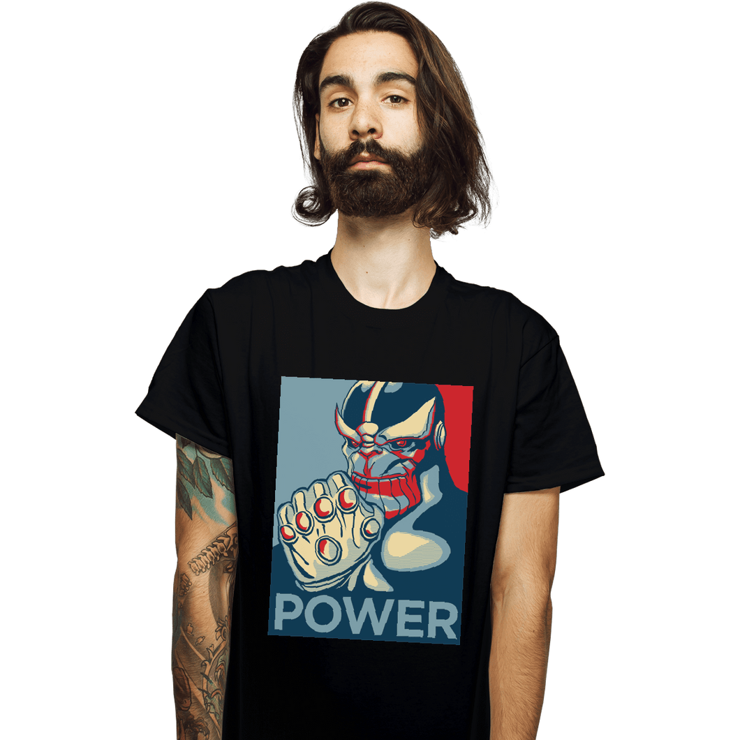 Shirts T-Shirts, Unisex / Small / Black Power