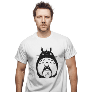Shirts T-Shirts, Unisex / Small / White Totoro Trio