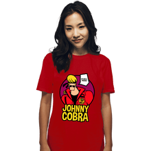 Load image into Gallery viewer, Shirts T-Shirts, Unisex / Small / Red Johnny Cobra
