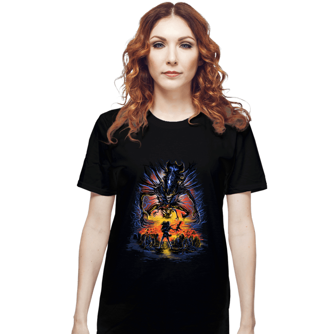 Secret_Shirts T-Shirts, Unisex / Small / Black Alien, You Shall Not Pass!