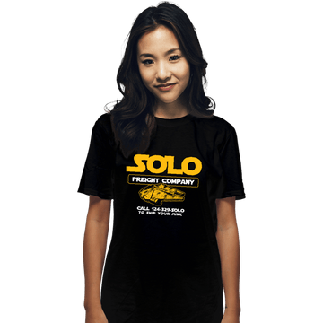 Daily_Deal_Shirts T-Shirts, Unisex / Small / Black Solo Freight Co.