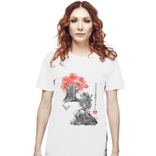 Load image into Gallery viewer, Shirts T-Shirts, Unisex / Small / White The Great Deku Sumi-e
