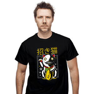 Shirts T-Shirts, Unisex / Small / Black Emil Maneki Neko
