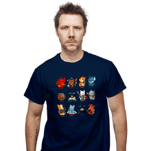 Load image into Gallery viewer, Secret_Shirts T-Shirts, Unisex / Small / Navy Roleplay Cats
