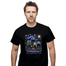 Load image into Gallery viewer, Daily_Deal_Shirts T-Shirts, Unisex / Small / Black I Live In A Van Gogh
