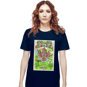 Shirts T-Shirts, Unisex / Small / Navy The Mushroom Kingdom