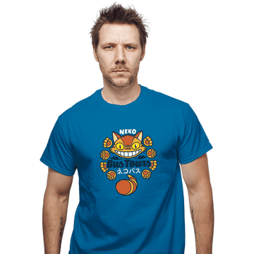 Shirts T-Shirts, Unisex / Small / Sapphire Neko Bus Tours