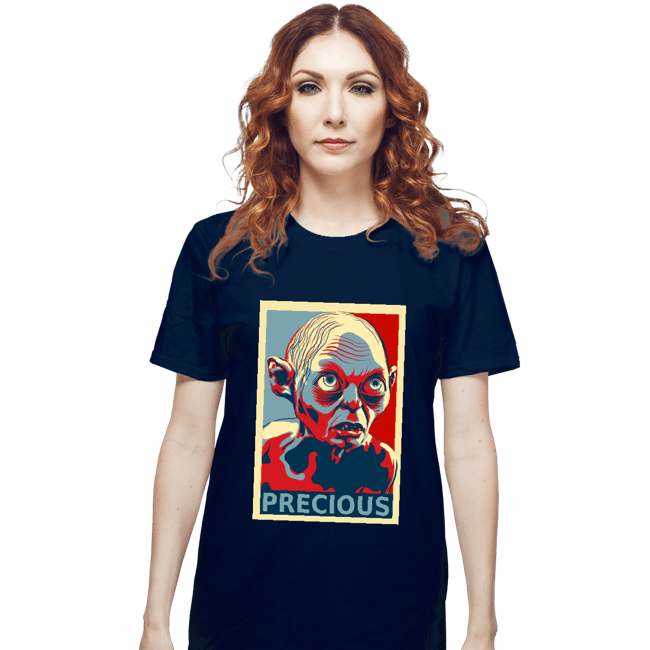 Shirts T-Shirts, Unisex / Small / Navy Precious