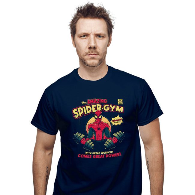 Daily_Deal_Shirts T-Shirts, Unisex / Small / Navy The Amazing Spider-Gym