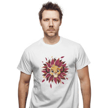 Load image into Gallery viewer, Shirts T-Shirts, Unisex / Small / White Simba Watercolor

