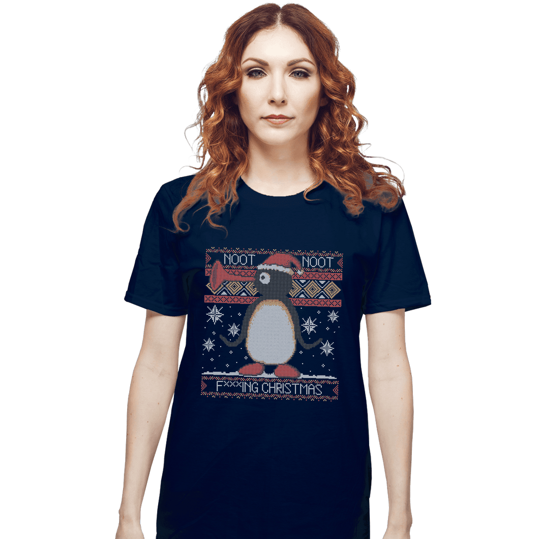 Shirts T-Shirts, Unisex / Small / Navy Noot Christmas