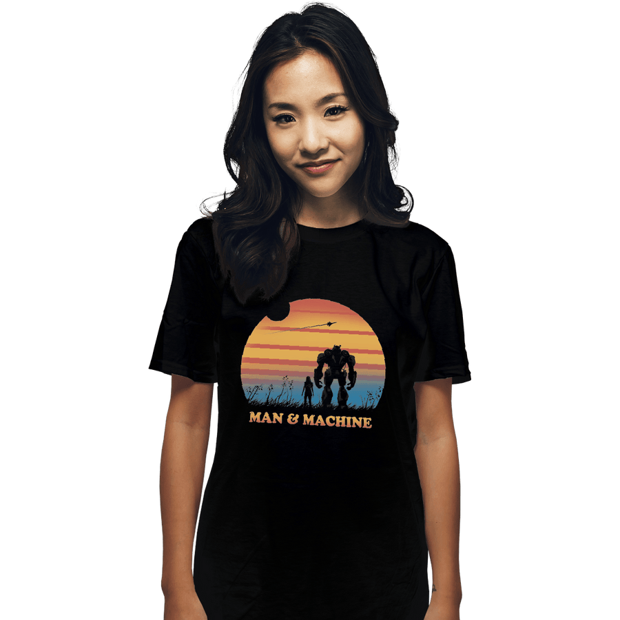 Shirts T-Shirts, Unisex / Small / Black Robot Feels