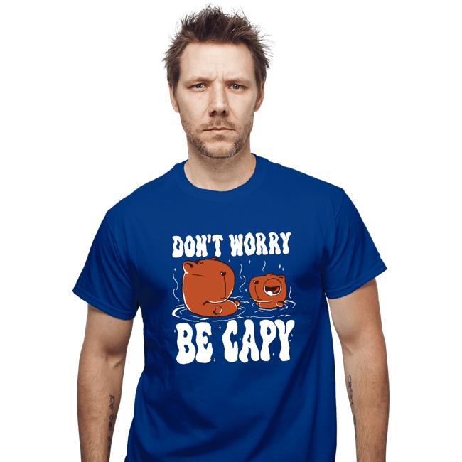 Shirts T-Shirts, Unisex / Small / Royal Blue Be Capy