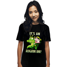 Load image into Gallery viewer, Shirts T-Shirts, Unisex / Small / Black It&#39;s An Alligator Loki!
