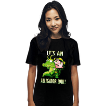 Load image into Gallery viewer, Shirts T-Shirts, Unisex / Small / Black It&#39;s An Alligator Loki!
