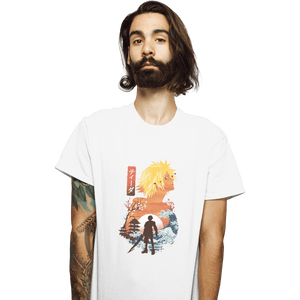 Shirts T-Shirts, Unisex / Small / White Ukiyo Tidus