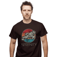 Load image into Gallery viewer, Shirts T-Shirts, Unisex / Small / Dark Chocolate Vintage Serenity
